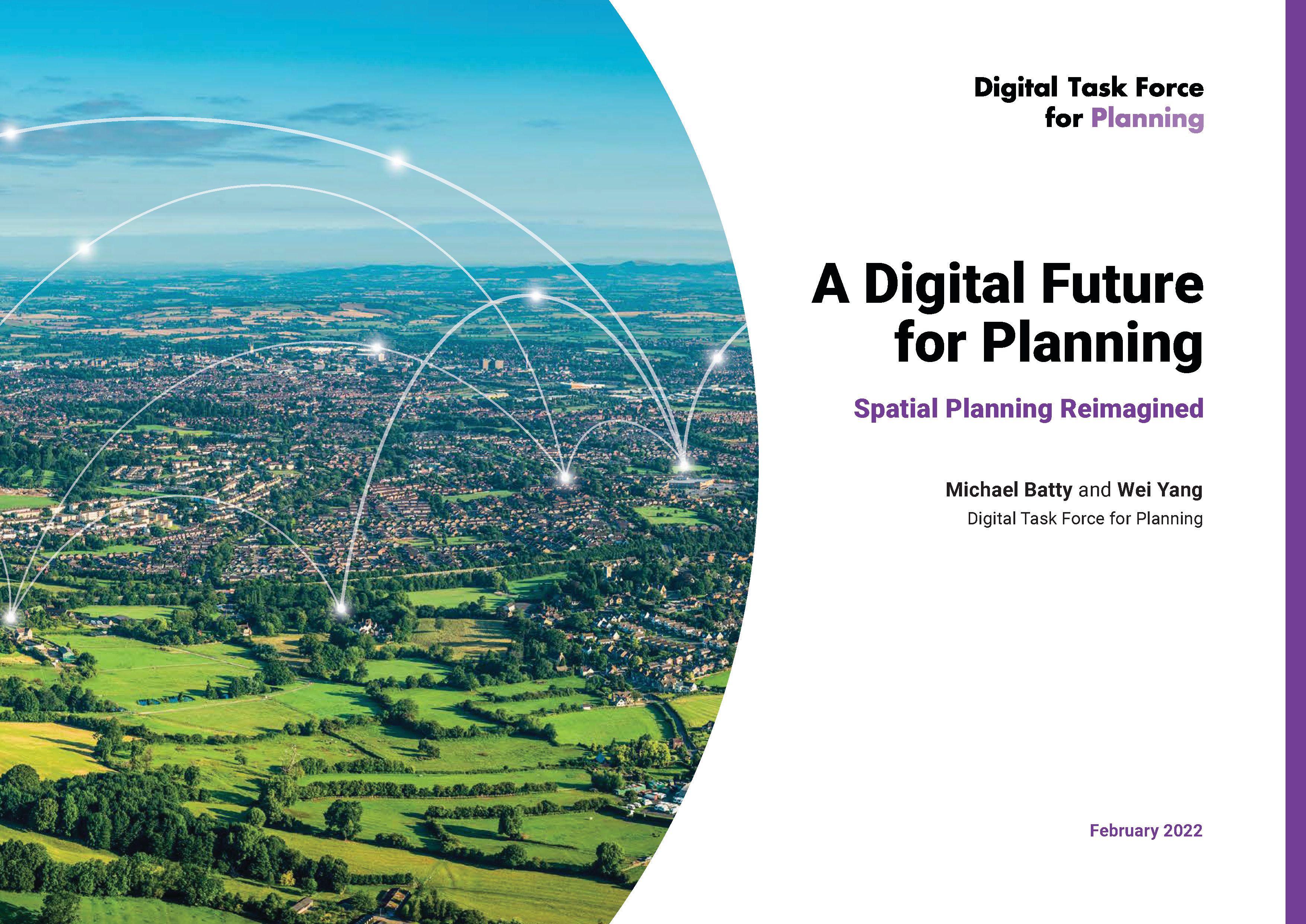 A Digital Future for Planning report cover