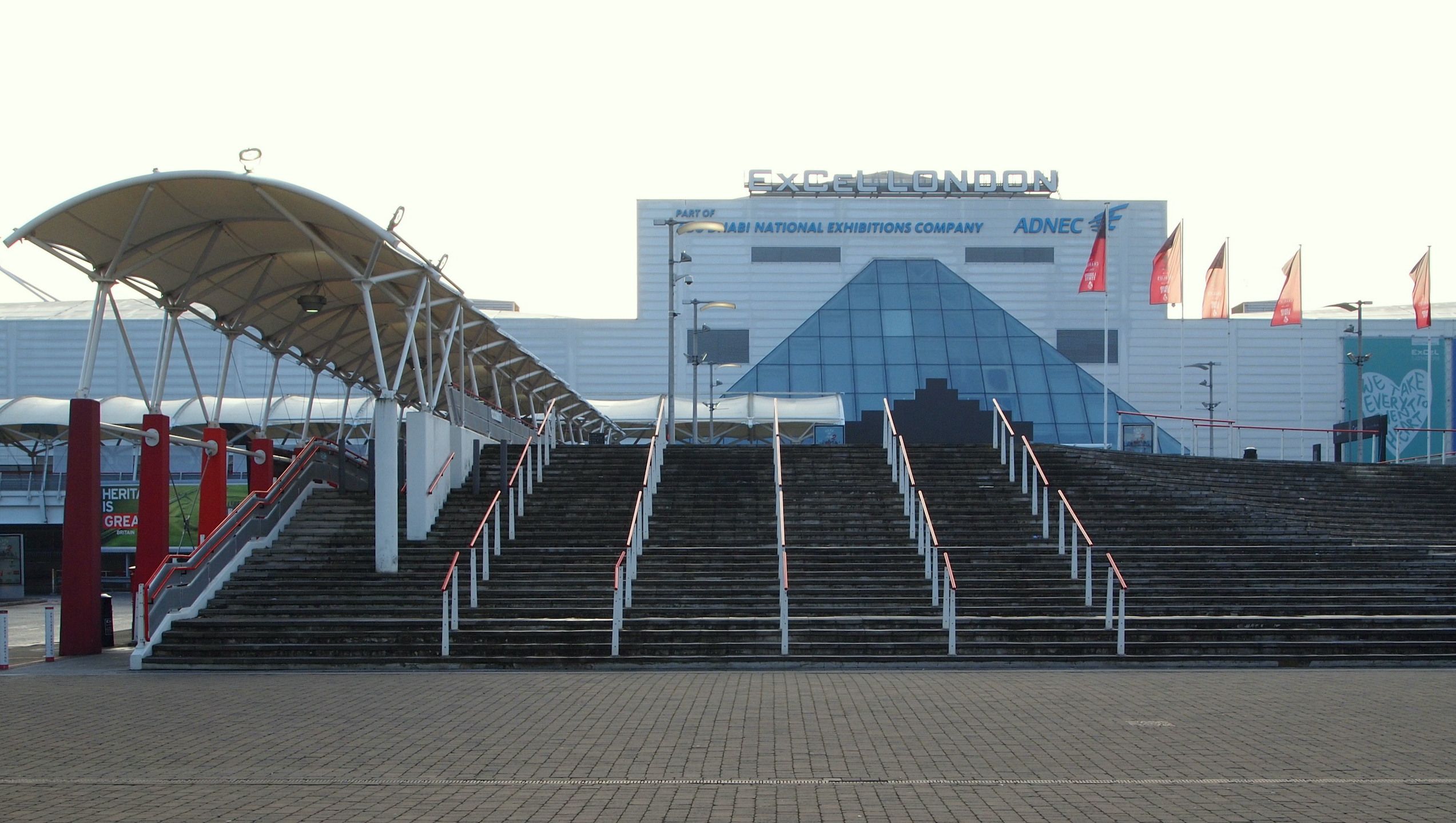West Terrace seating at the London ExCel Centre